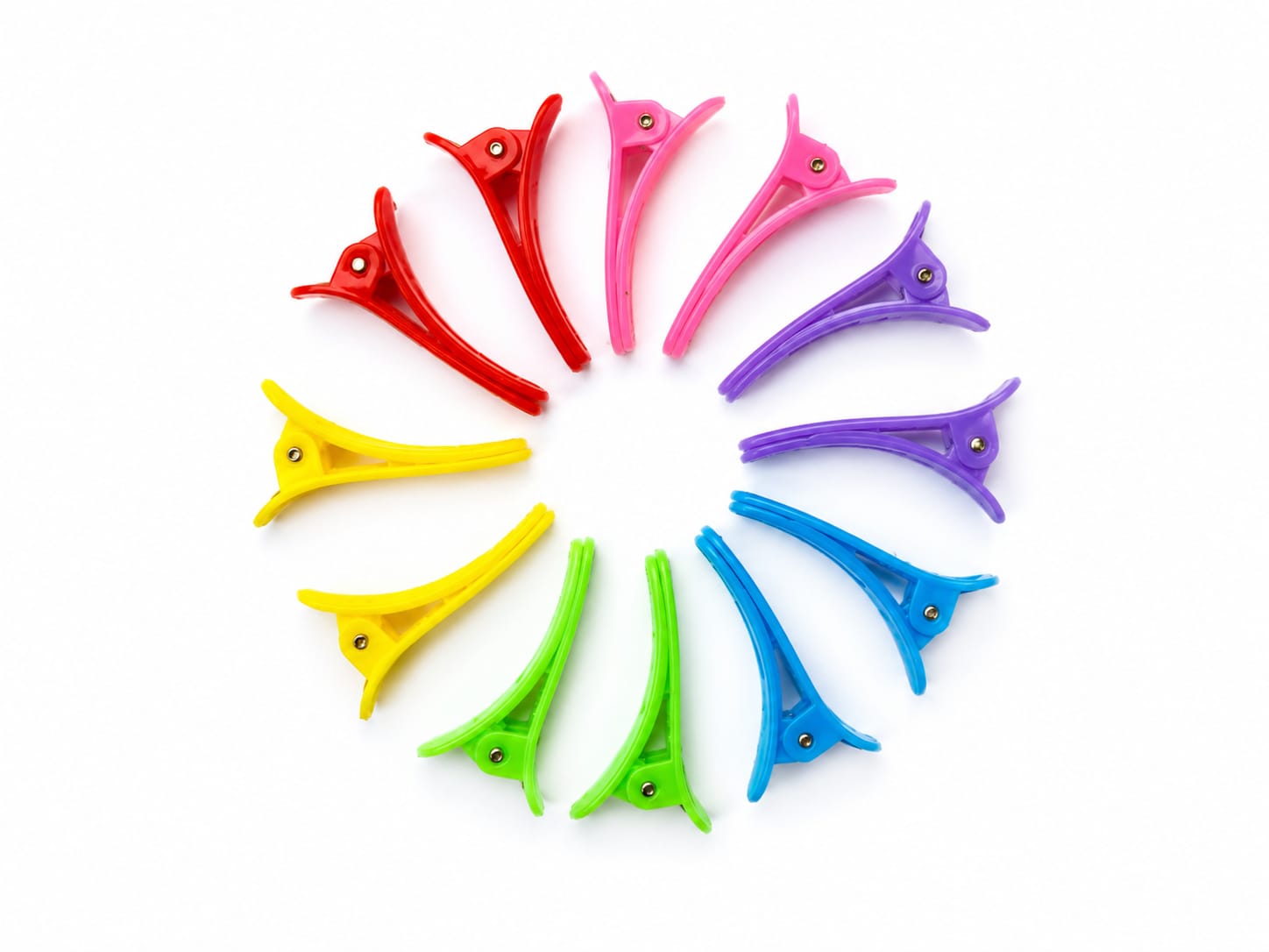 Mini Plastic Multicolor Hair Clips for DIY Hair Accessories 30 pcs - Image 4