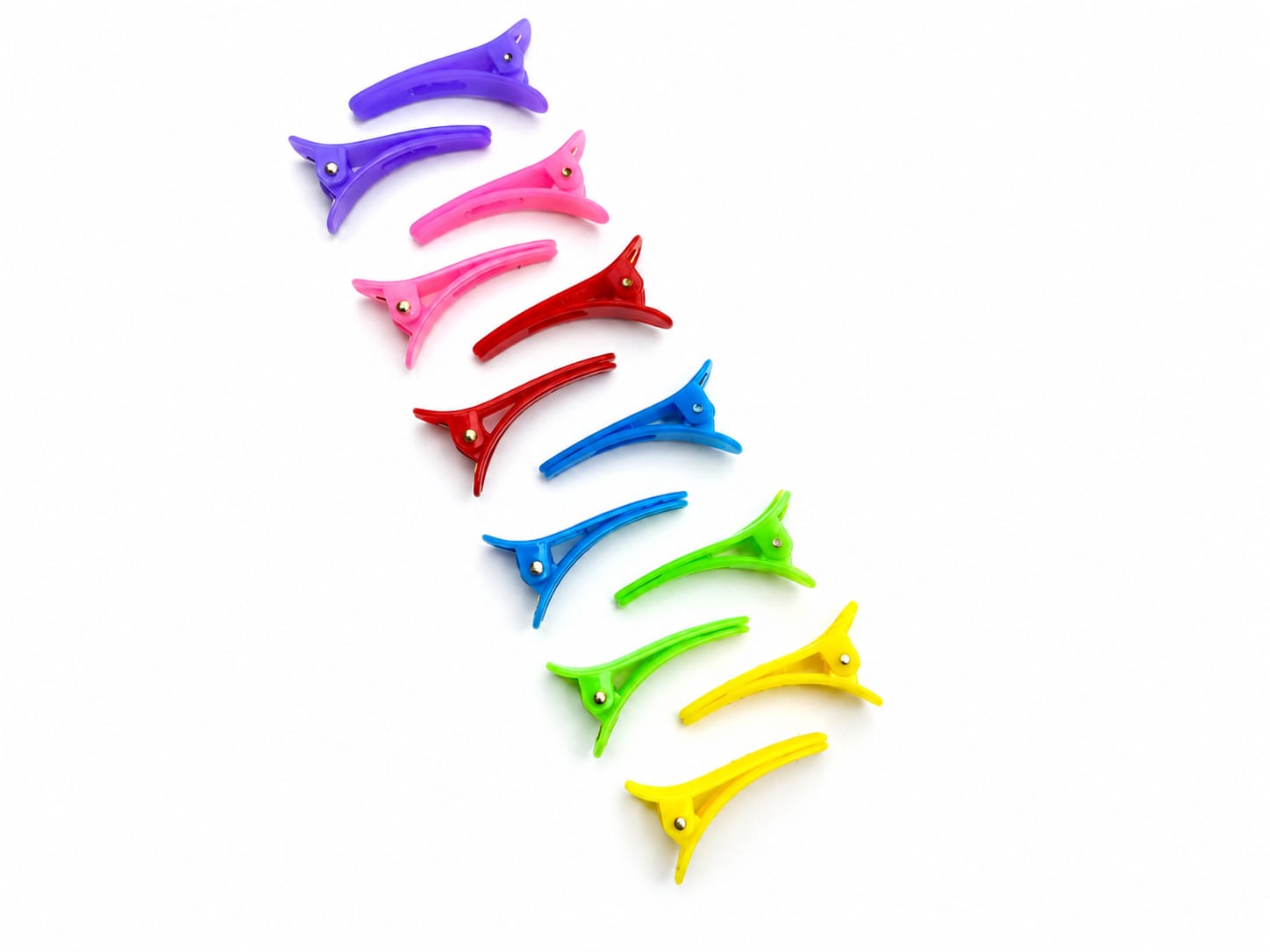 Mini Plastic Multicolor Hair Clips for DIY Hair Accessories 30 pcs - Image 5