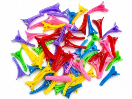 Mini Plastic Multicolor Hair Clips for DIY Hair Accessories 30 pcs