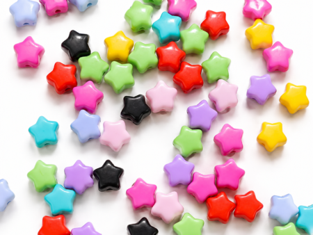 Star Shape Acrylic Beads