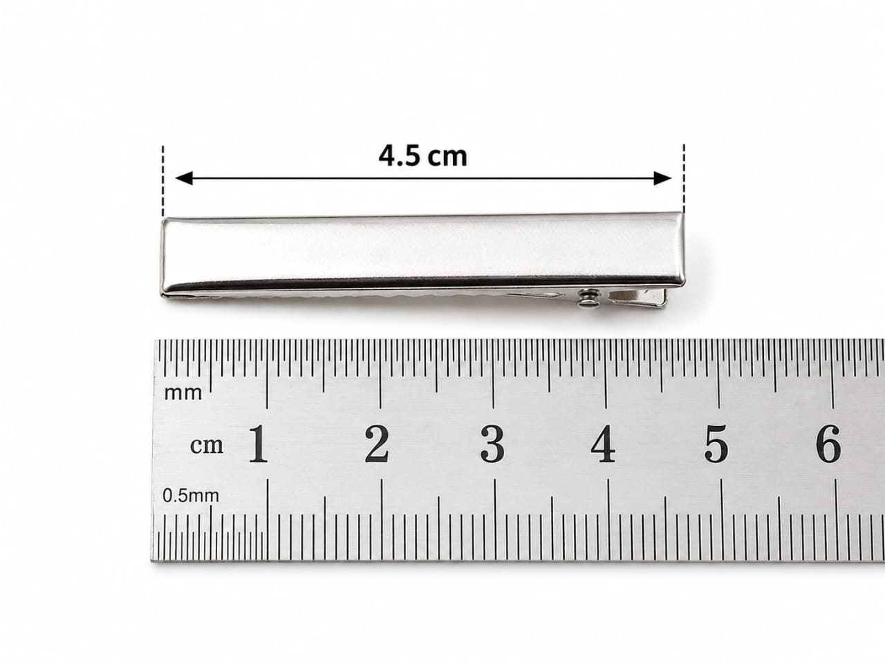 Metal Alligator Hair Clips 4.5 cm 12pcs - Image 5